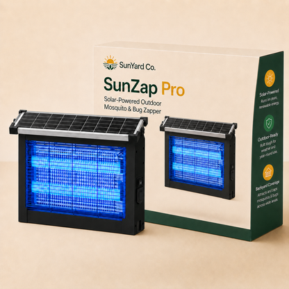 SunZap Pro — Solar-Powered Outdoor Mosquito & Bug Zapper